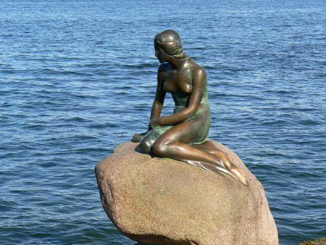 De kleine zeemeermin in Kopenhagen
